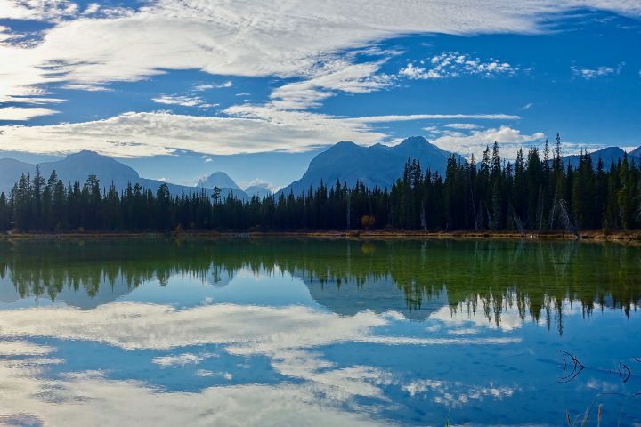 Peaceful natural landscape representing inner balance and calm